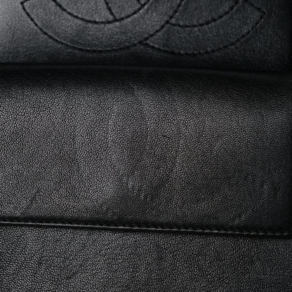 Chanel Sheepskin Quilted Medium Vintage Mademoiselle Flap Black 14 of 24