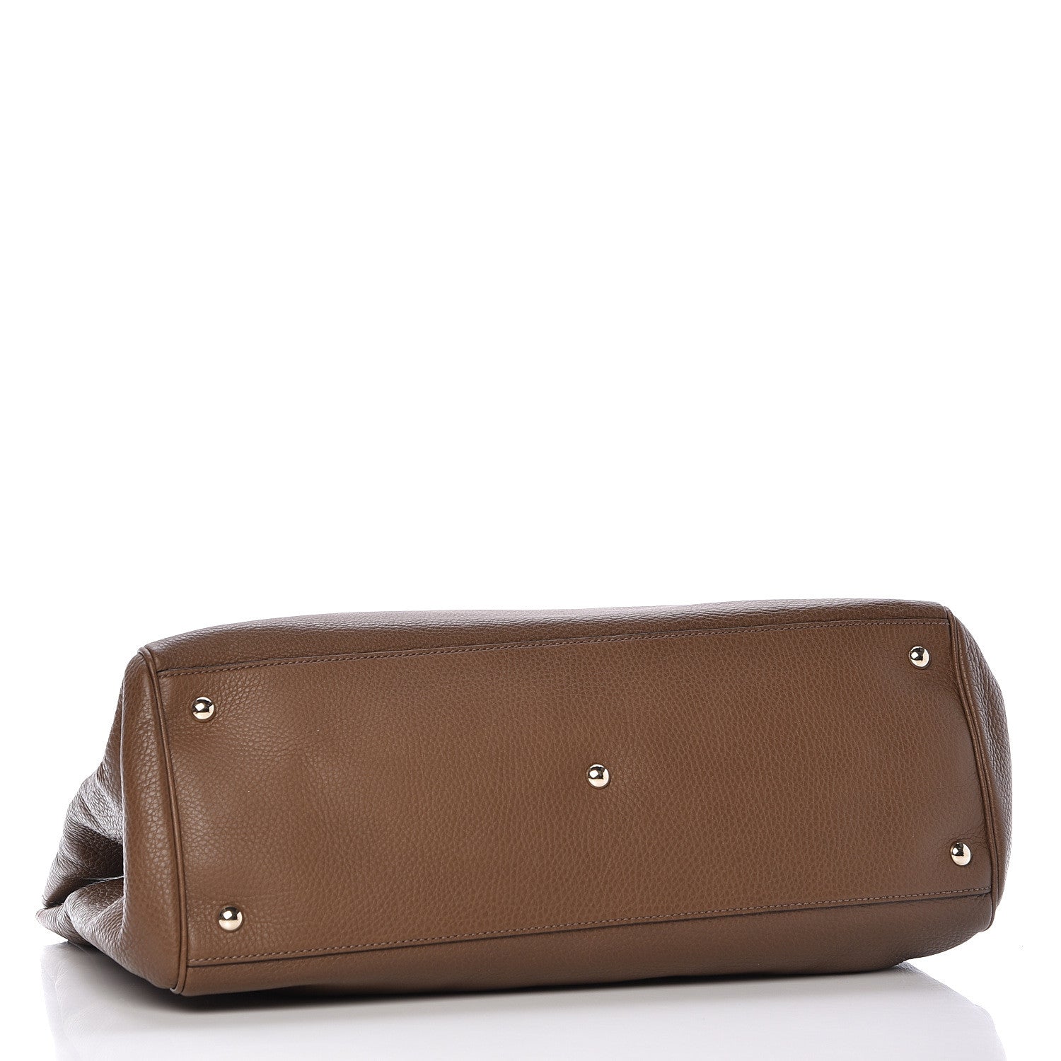 Gucci Cellarius Calfskin Large Bamboo Shopper Tote Acero 4 of 18