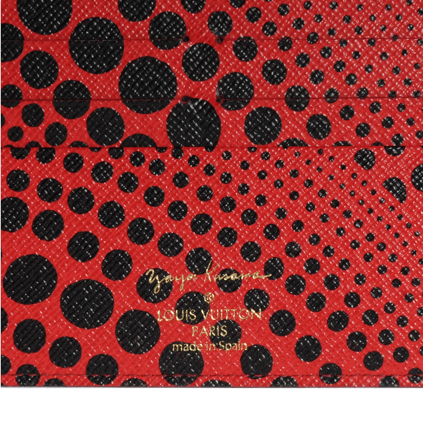 Louis Vuitton Monogram Kusama Waves Insolite Wallet Red 6 of 8