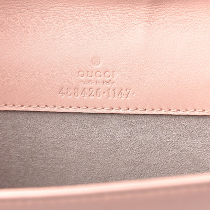 Gucci Calfskin Matelasse GG Marmont Mini Bag Perfect Pink 8 of 10