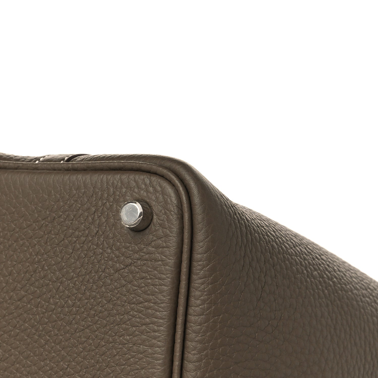 Hermes Taurillon Clemence Picotin Lock 18 PM Etoupe 9 of 10