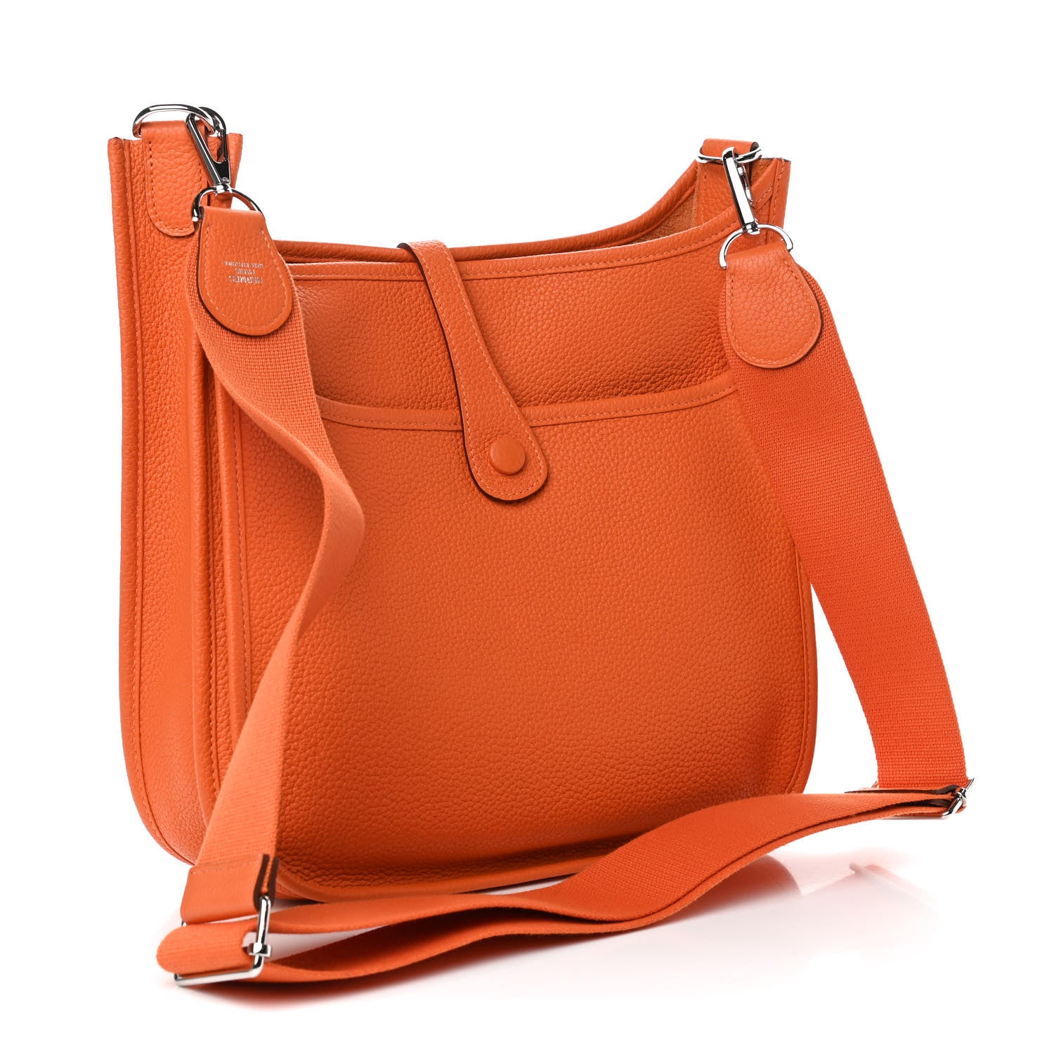 Hermes Taurillon Clemence Evelyne III PM Orange 3 of 10