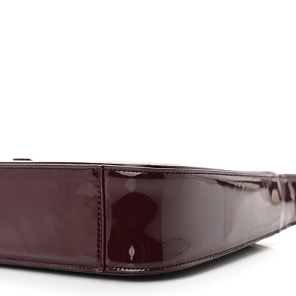 Saint Laurent Patent Le 5 A 7 Hobo Bordeaux 9 of 10