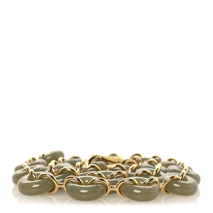 Loewe Brass Donut Chain Shoulder Strap Clay Green 4 of 8