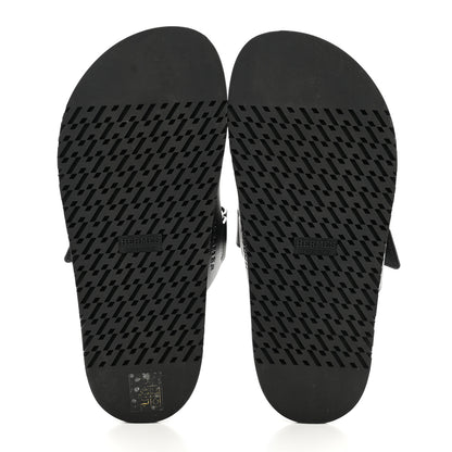 Hermes Calfskin Womens Chypre Sandals 37 Black 5 of 9