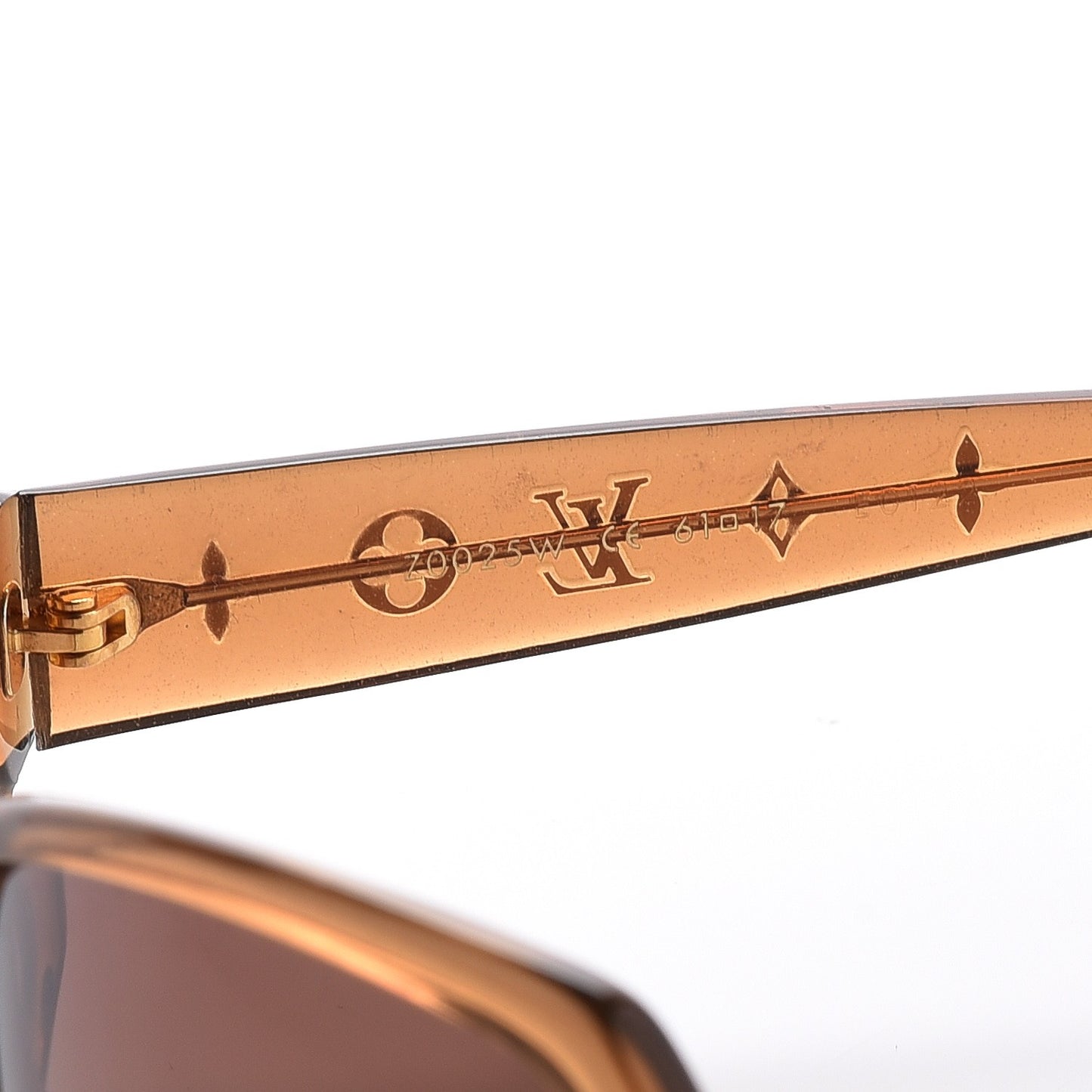 Acetate Obsession Carre Sunglasses Z0025W Glitter Honey