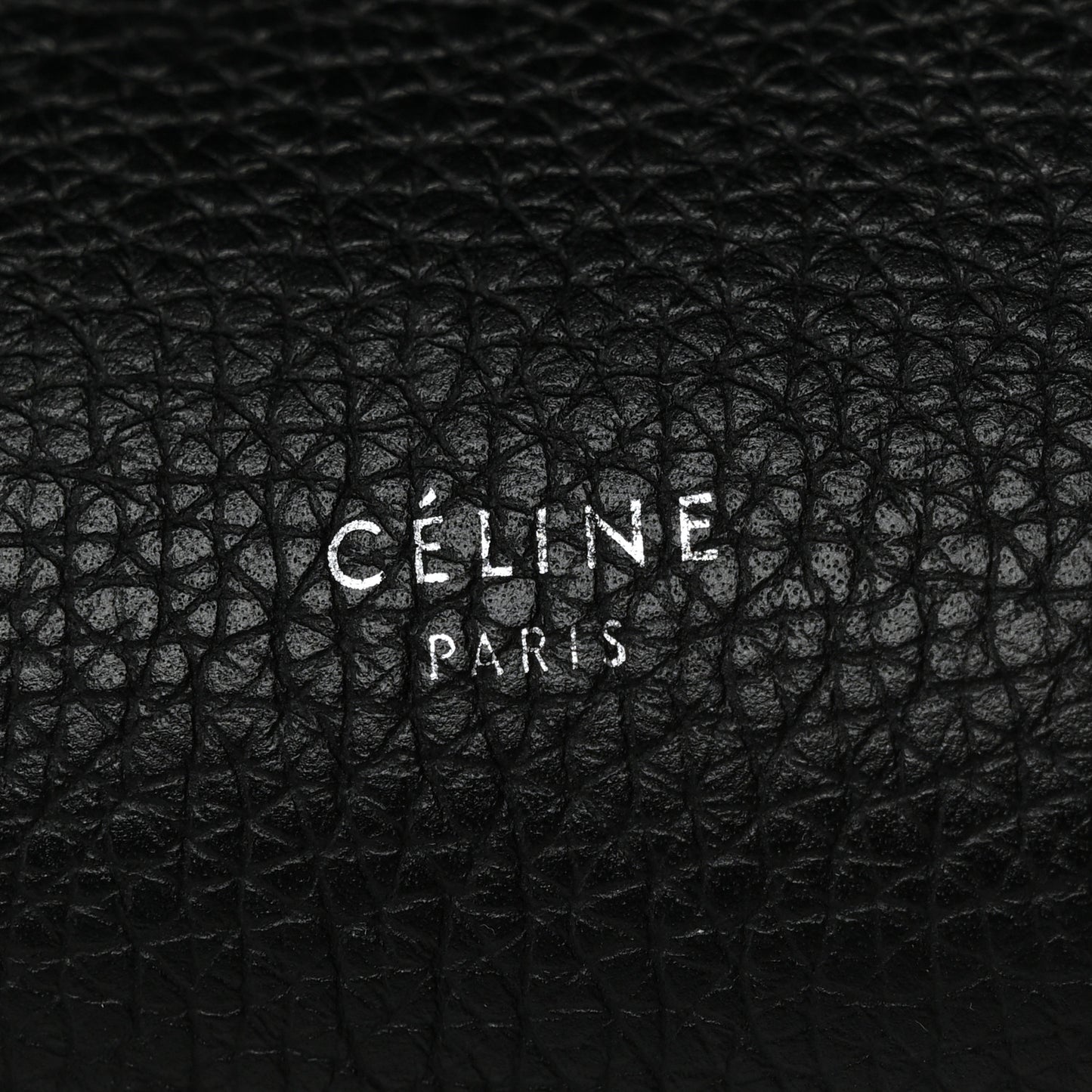 Supple Grained Calfskin Small Big Bag Black