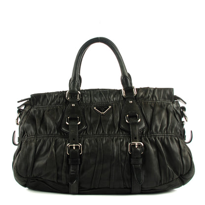Prada Nappa Gaufre Shoulder Bag Nero Black 1 of 14