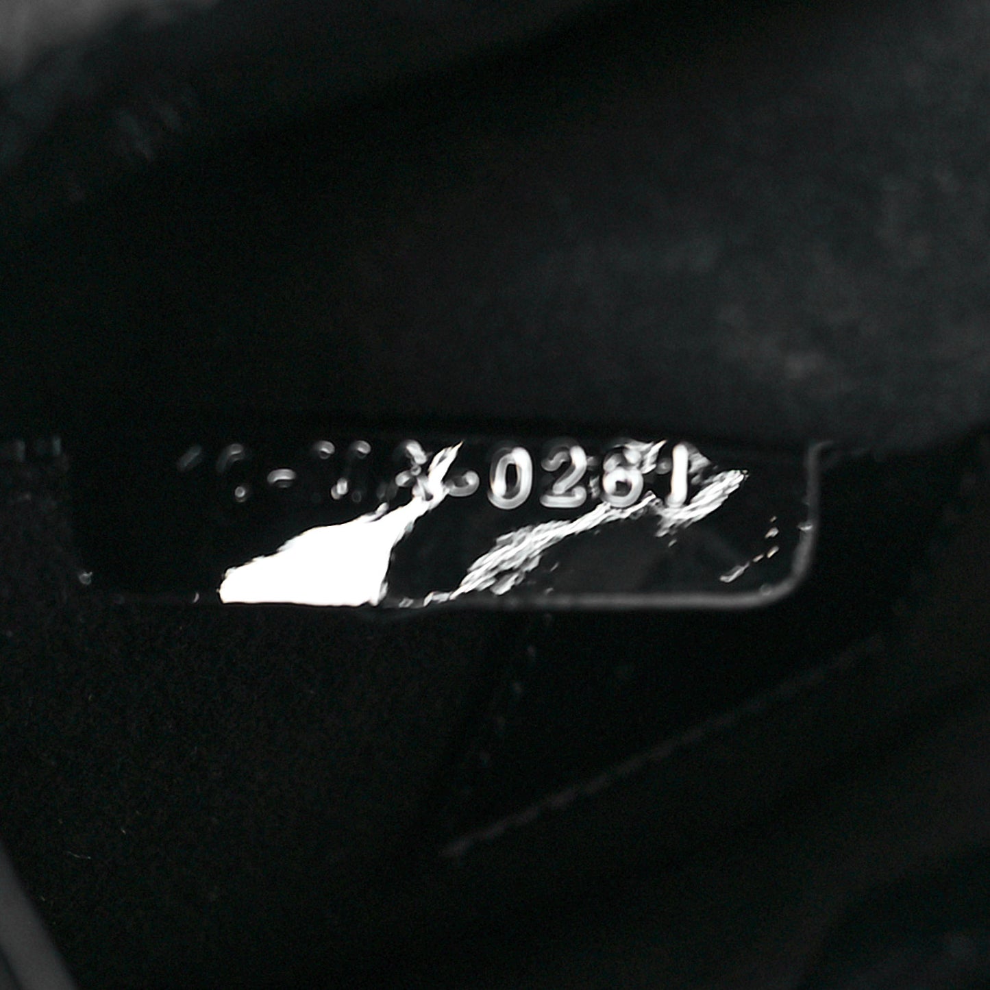 Patent Cannage Small Lady Dior Black