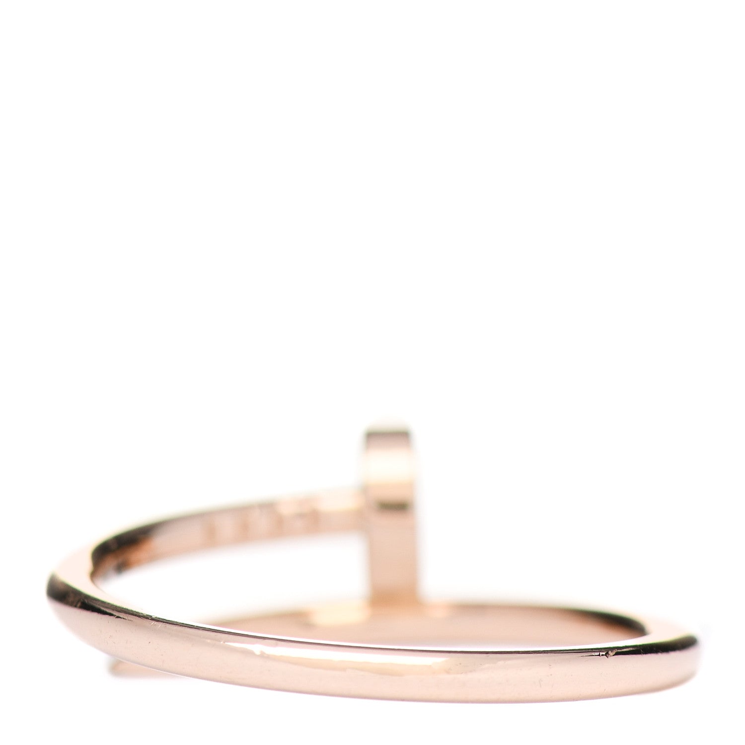 Cartier 18K Pink Gold Small Juste Un Clou Ring 54 6.75 3 of 5