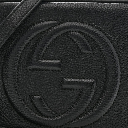 Gucci Pebbled Calfskin Small Soho Disco Bag Black 9 of 19