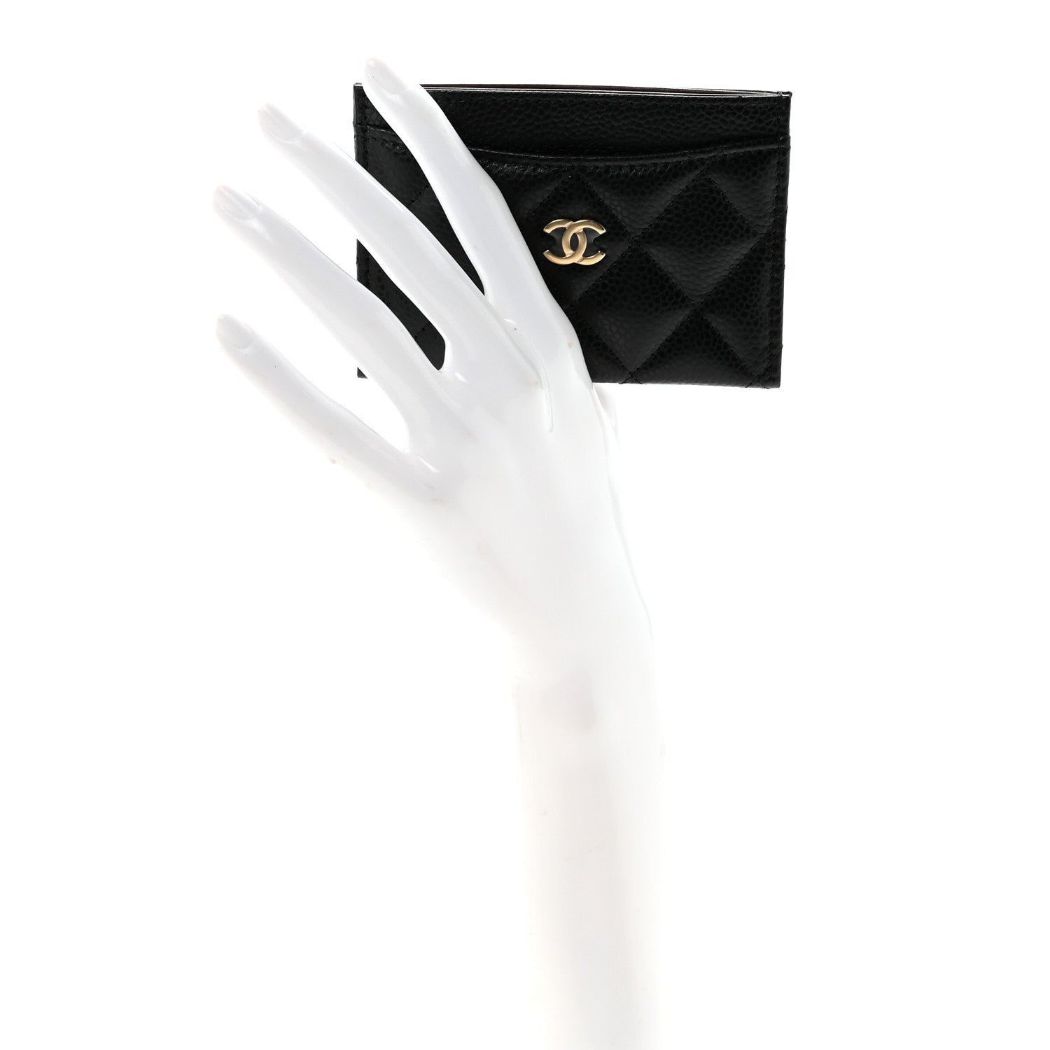 Chanel Caviar Quilted Card Holder Black 2 of 9