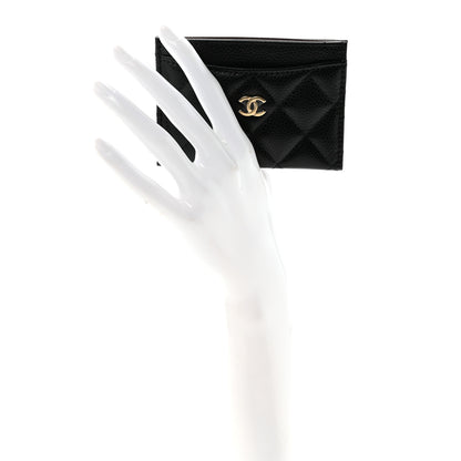 Chanel Caviar Quilted Card Holder Black 2 of 9