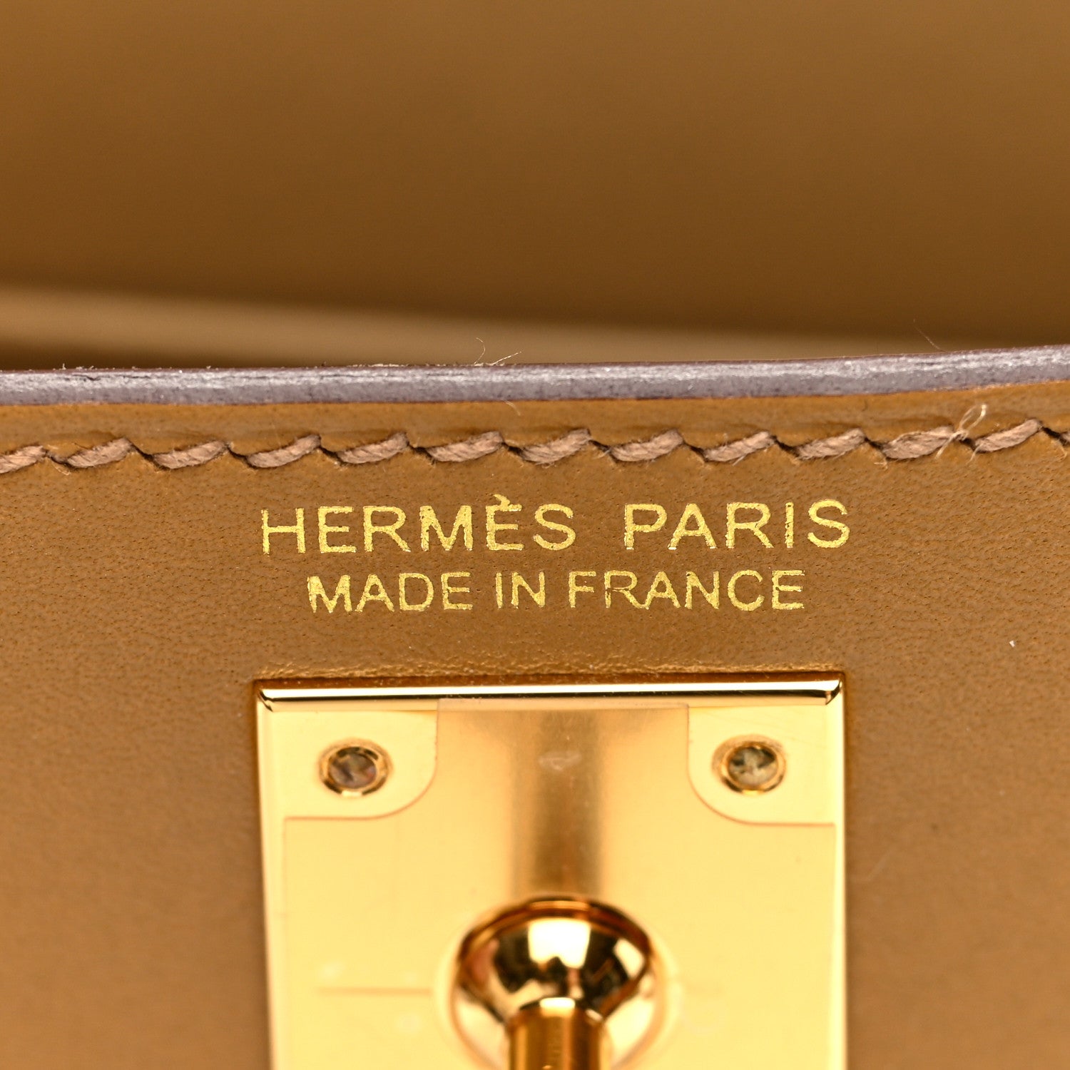 Hermes Tadelakt Mini Kelly Sellier 20 Biscuit 6 of 10