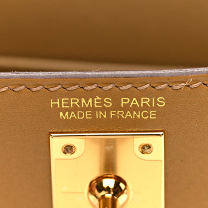 Hermes Tadelakt Mini Kelly Sellier 20 Biscuit 6 of 10