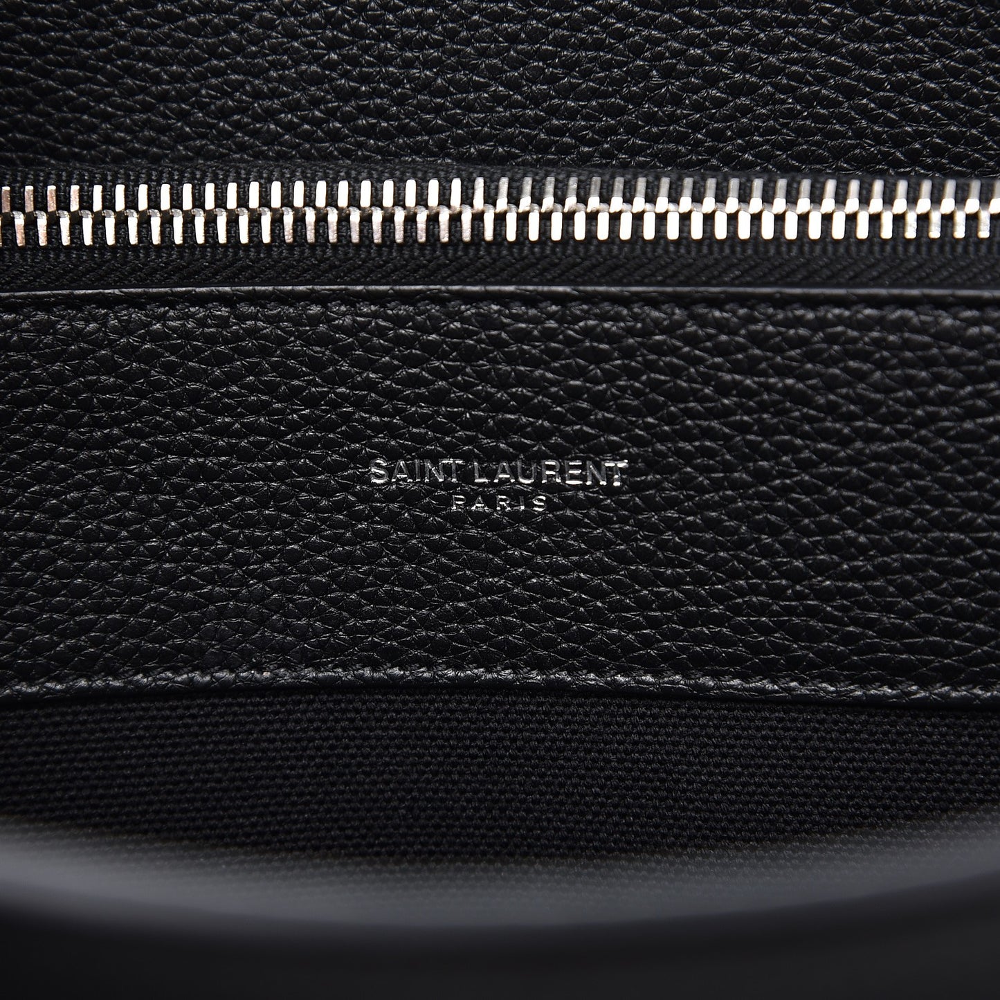 Grained Calfskin Small Supple Sac De Jour Black