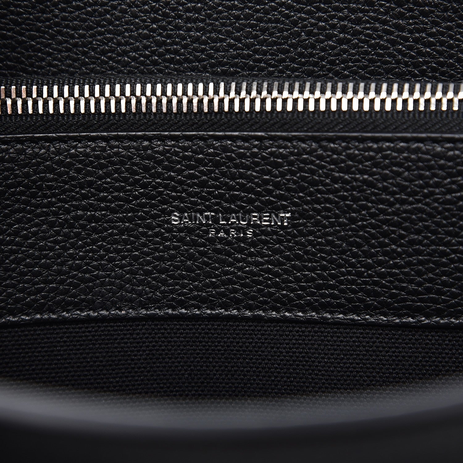 Saint Laurent Grained Calfskin Small Supple Sac De Jour Black 8 of 12