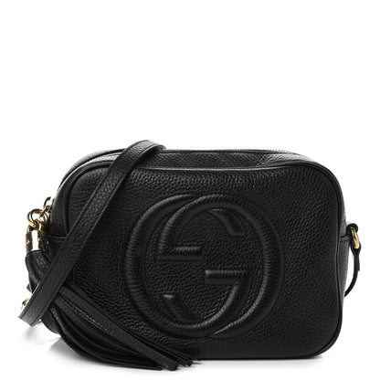 Gucci Pebbled Calfskin Small Soho Disco Bag Black 2 of 17