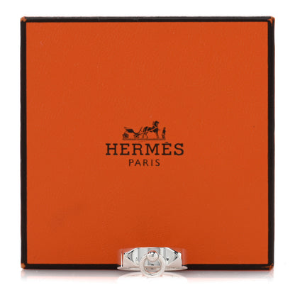 Hermes Sterling Silver PM Collier De Chien Ring 48 4.5 5 of 5
