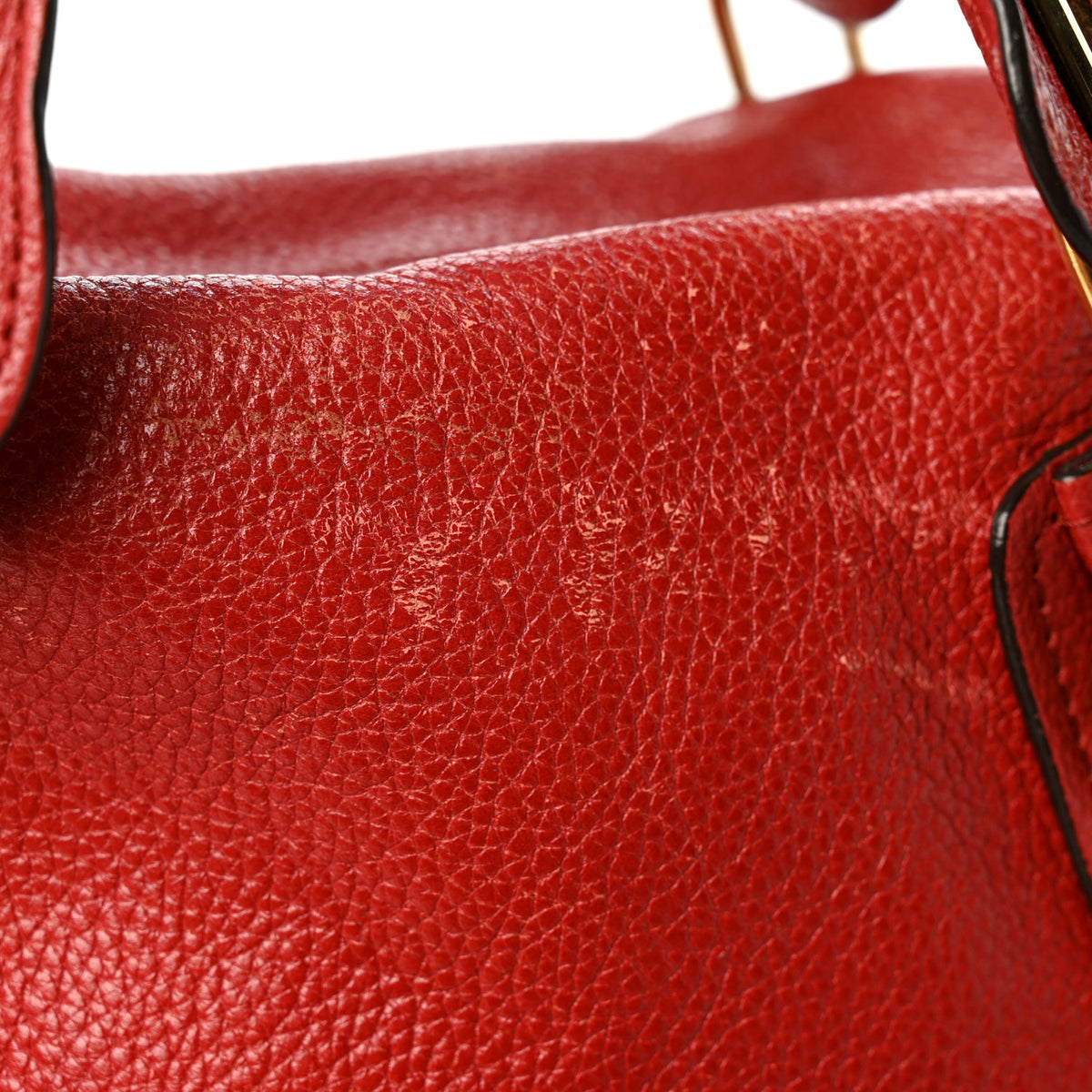 Chloe Calfskin Medium Paraty Red 11 of 11