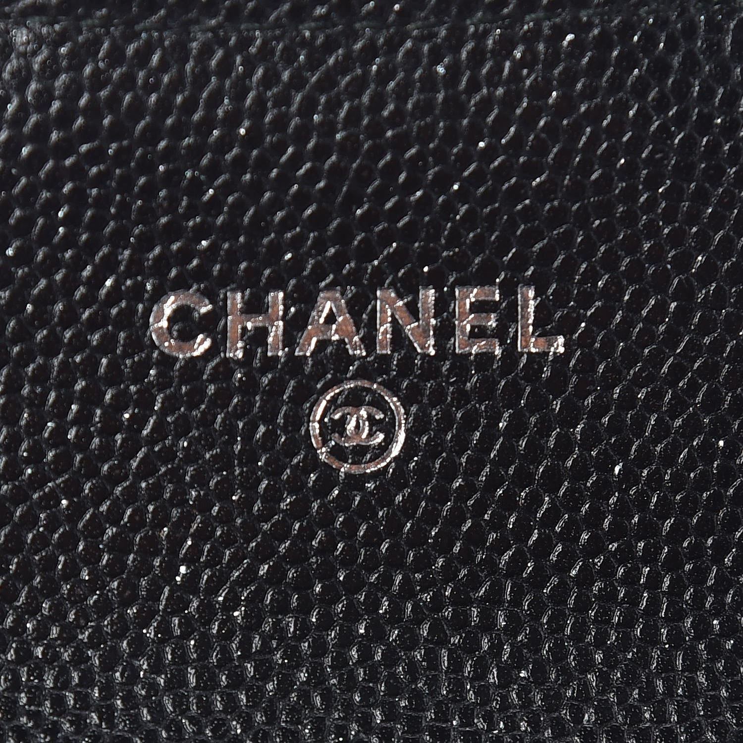 Chanel Iridescent Caviar Flap Quilted Card Holder Black 6 of 11