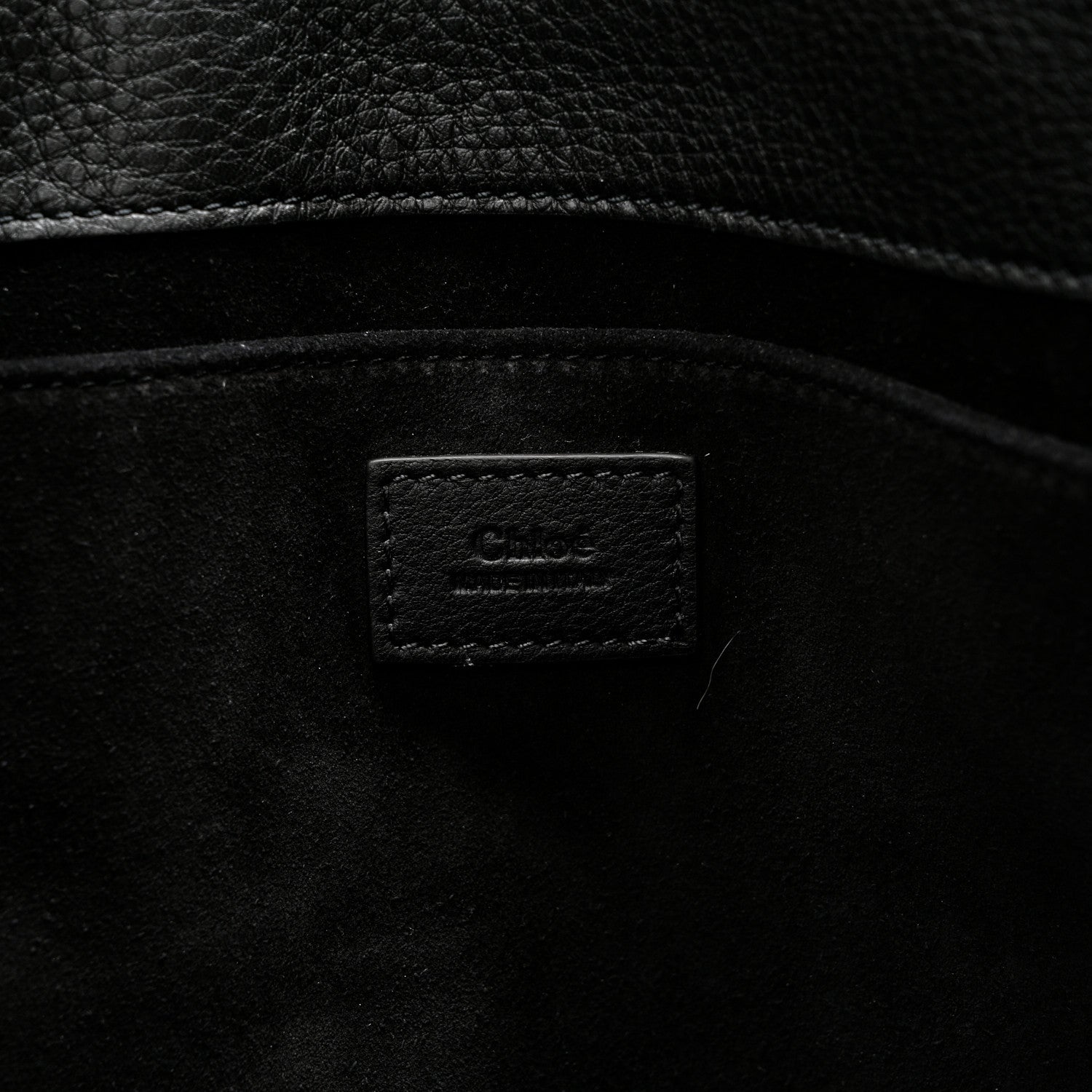 Chloe Calfskin Large Woody Tote Black 6 of 9