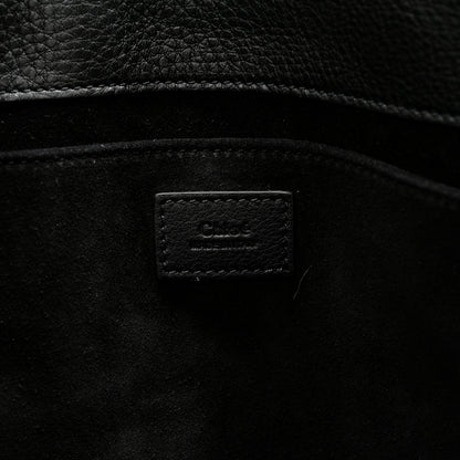 Chloe Calfskin Large Woody Tote Black 6 of 9