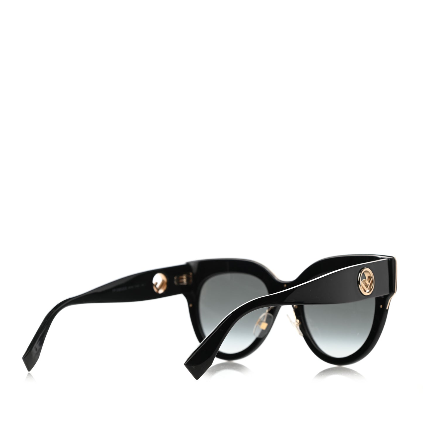 Acetate F is Fendi Cat Eye Sunglasses FF 0360/G/S Black