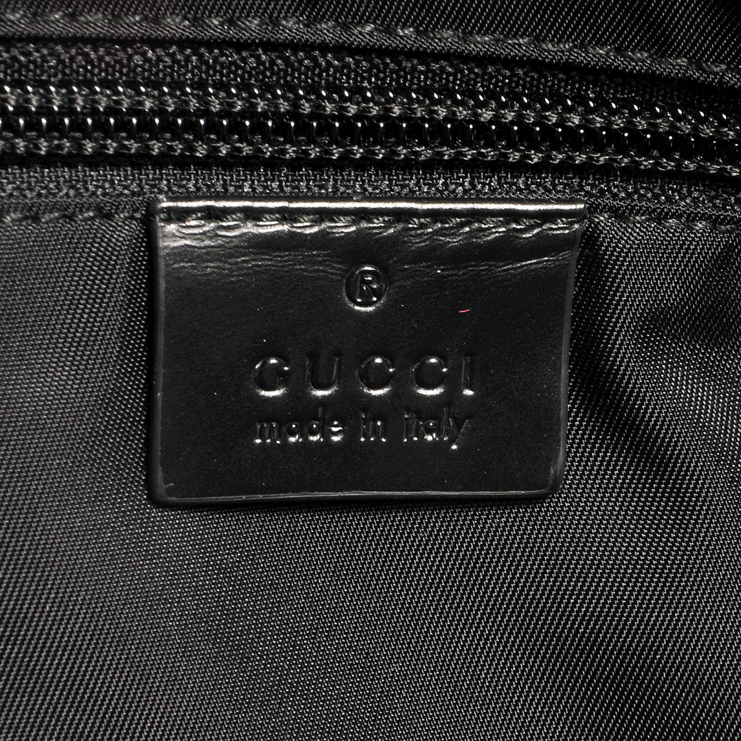Gucci Coated Canvas Interlocking G Travel Backpack Black 6 of 9