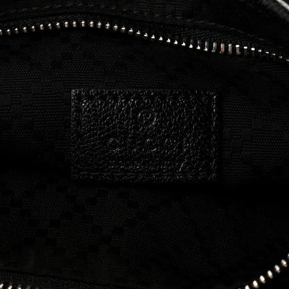 Gucci Monogram Goatskin Medium Jackie 1961 Hobo Black 6 of 10