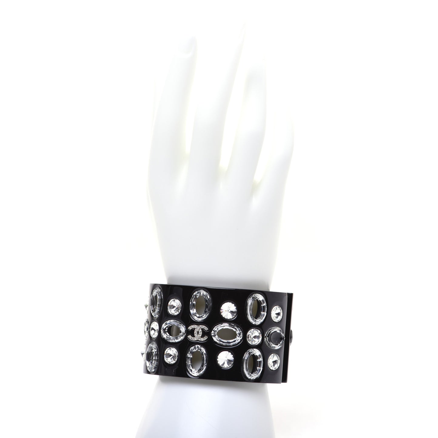 Resin Crystal CC Cuff Black