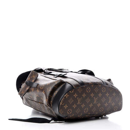 Louis Vuitton Monogram Macassar Christopher PM Backpack 4 of 10
