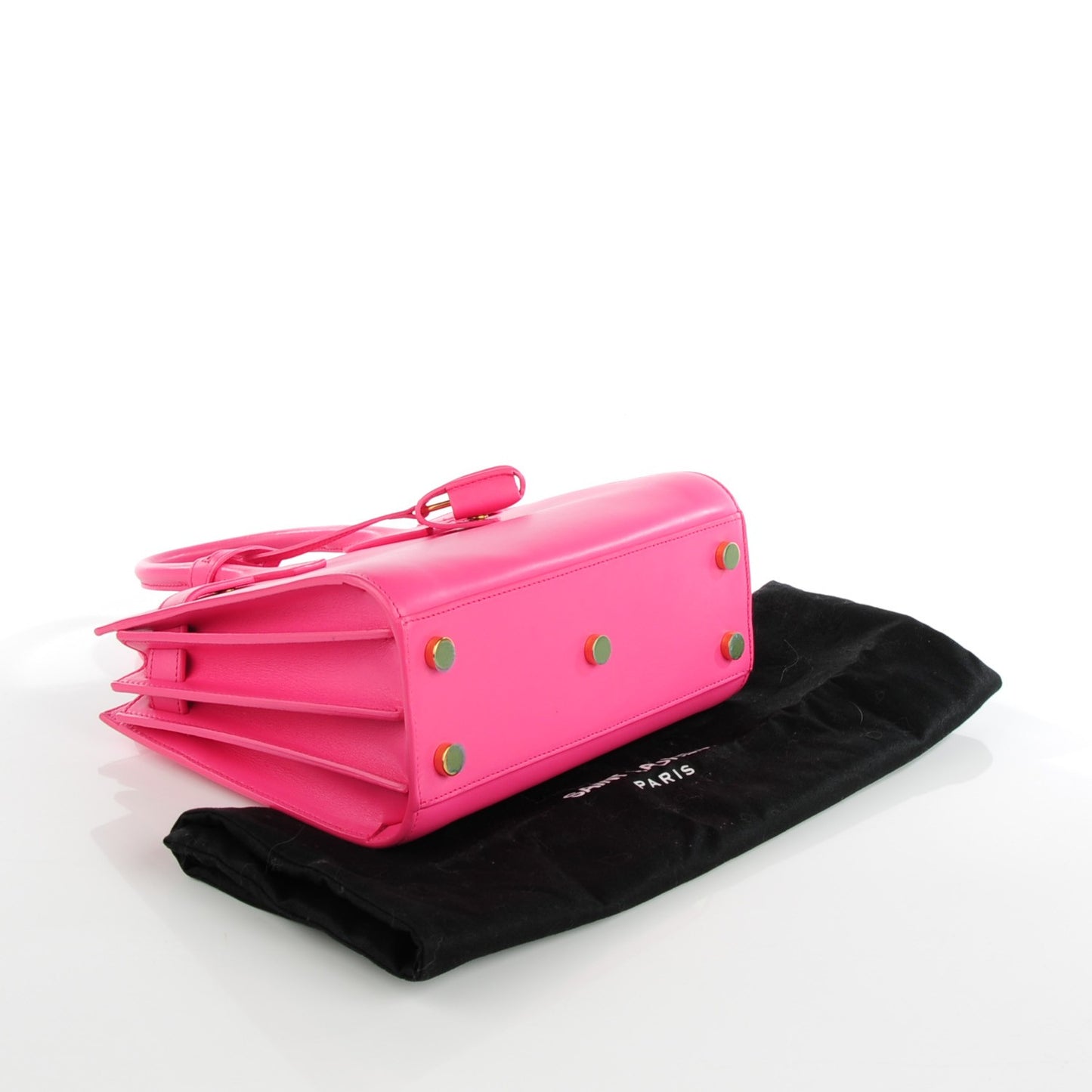 Calfskin Nano Sac De Jour Lipstick Fuchsia
