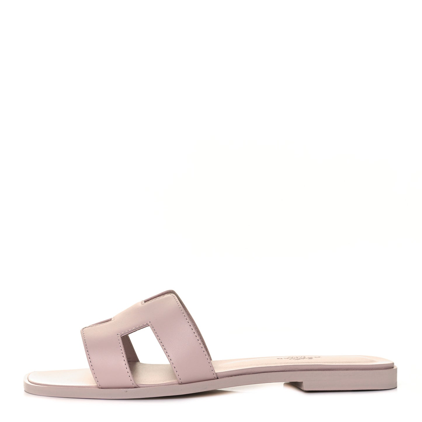 Box Calfskin Oran Sandals 37.5 Rose Pale