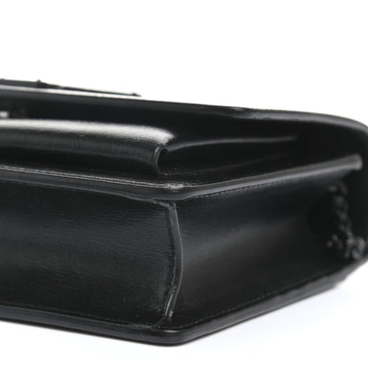 Saint Laurent Calfskin Monogram Sunset Chain Wallet Black 9 of 12