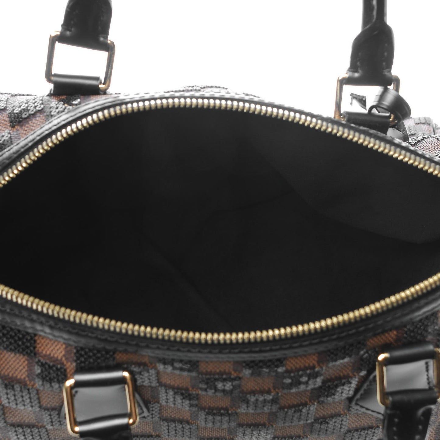 Damier Paillettes Speedy 30 Black