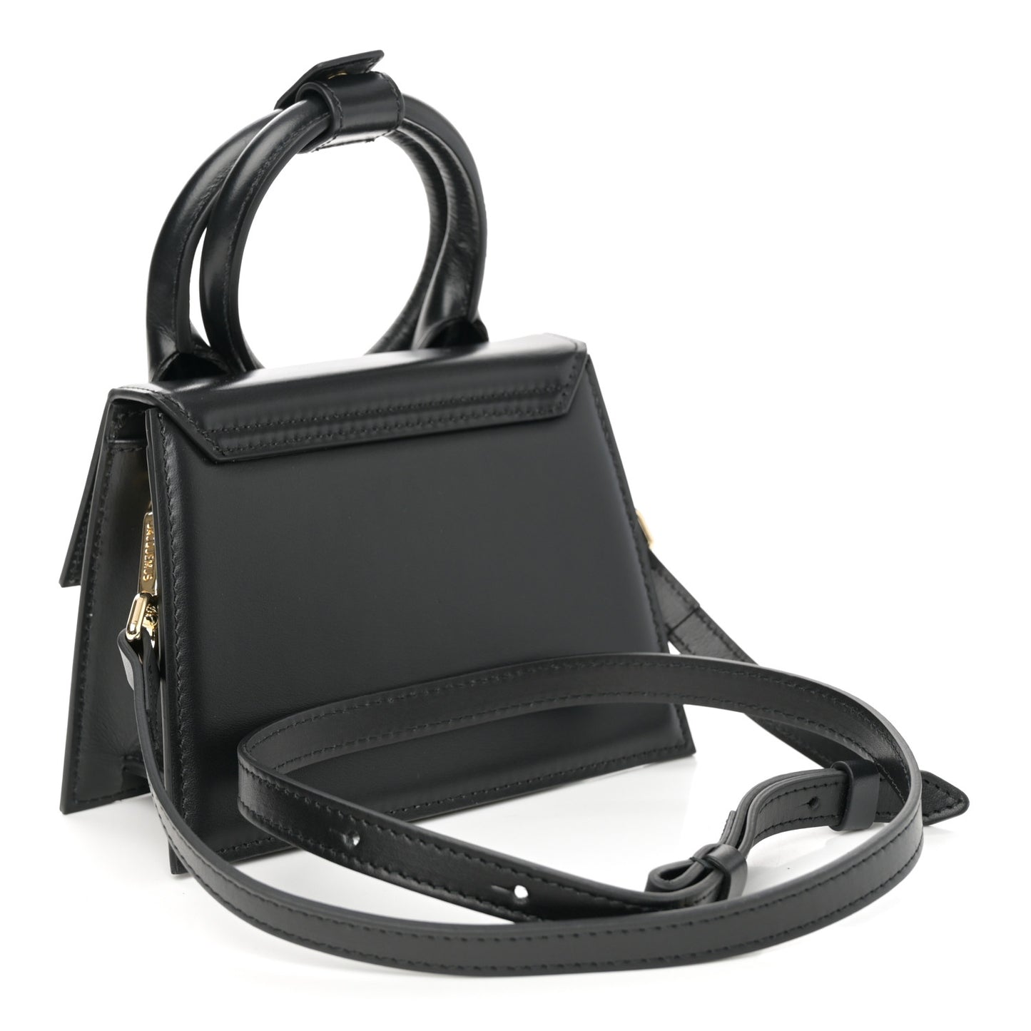 Smooth Calfskin Le Chiquito Noeud Black