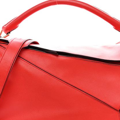 Loewe Calfskin Large Puzzle Bag Scarlet 8 of 13