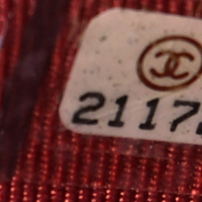 Chanel Caviar Quilted Wallet on Chain WOC Red 8 of 12