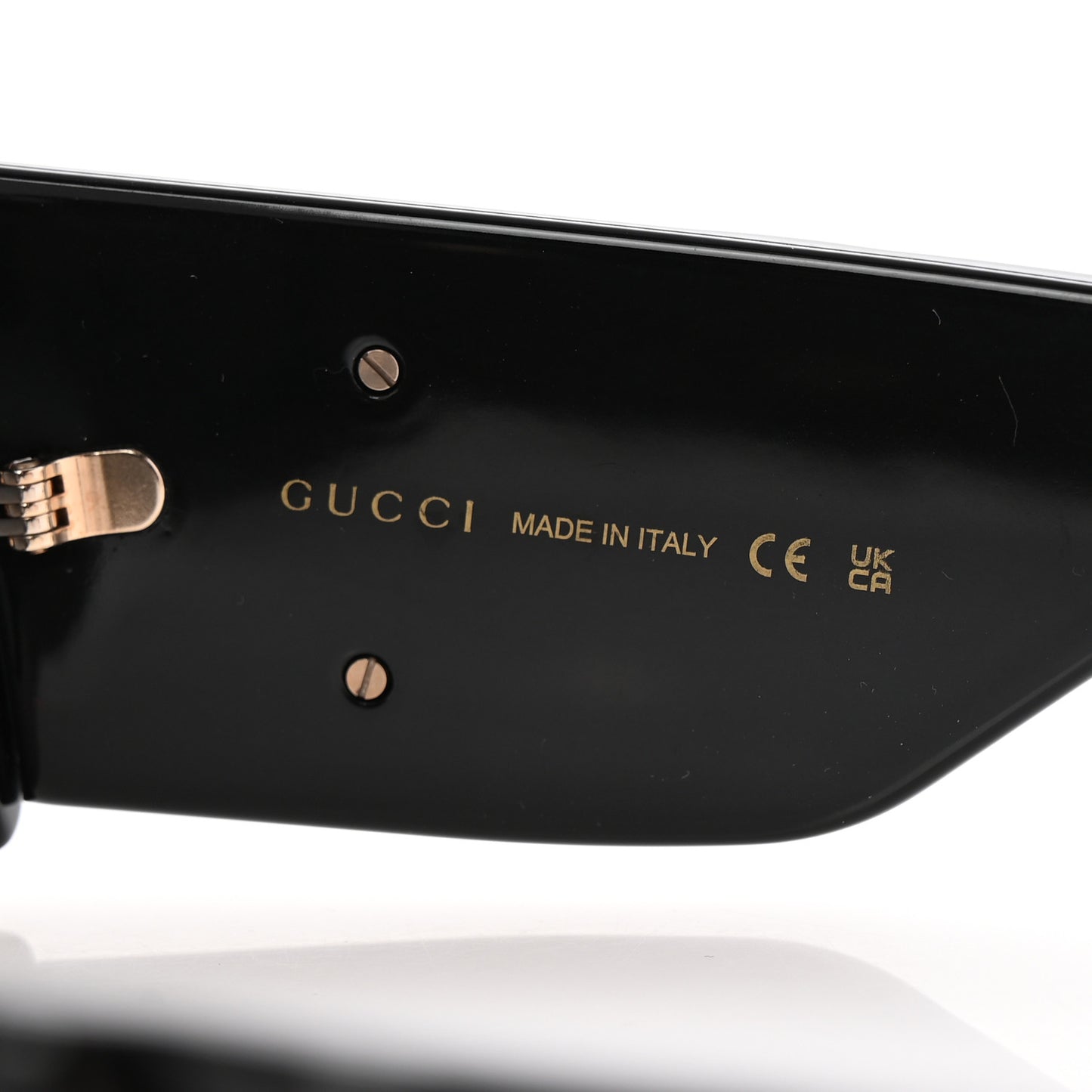 Acetate Rectangular Sunglasses GG0811S Black