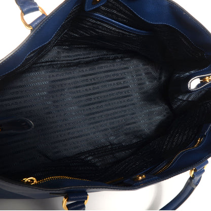 Prada Saffiano Lux Large Tote Bluette 5 of 10