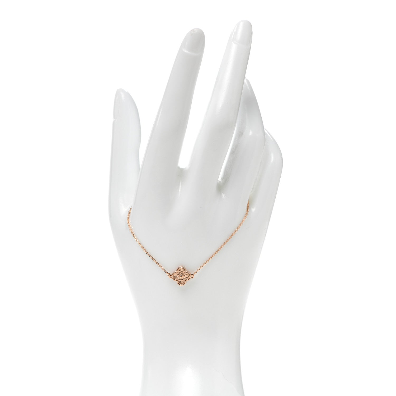 Van Cleef & Arpels 18K Rose Gold Sweet Alhambra Bracelet 2 of 6