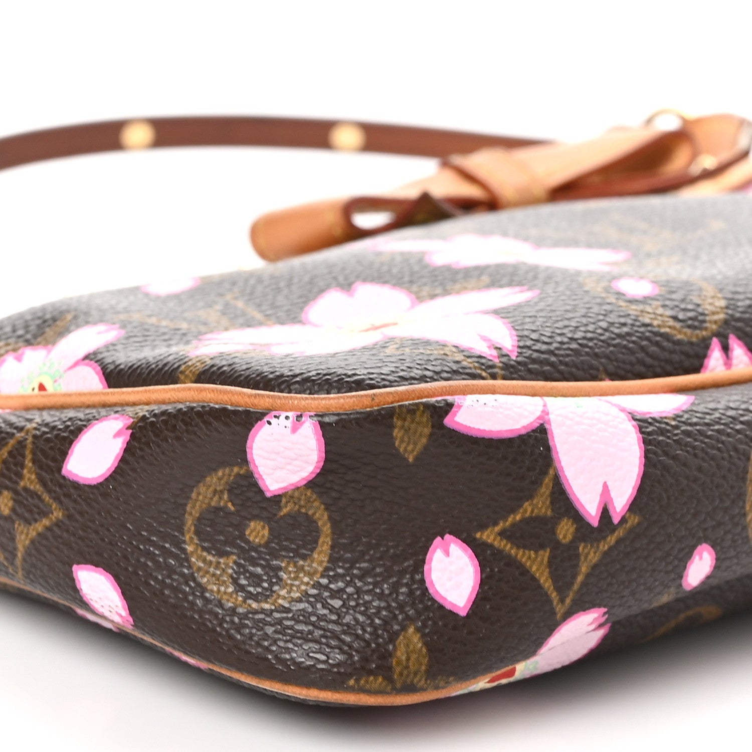 Louis Vuitton Monogram Cherry Blossom Pochette Accessories Brown 9 of 12