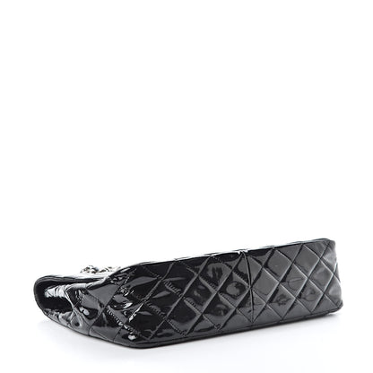 Chanel Patent Quilted Jumbo Single Flap Black 4 of 15