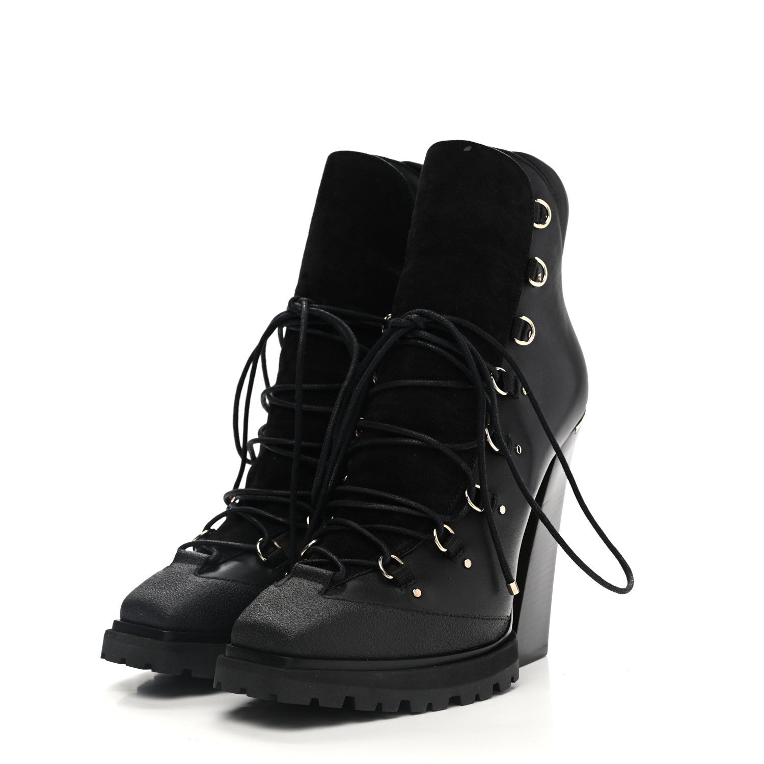 Jimmy Choo Calfskin Suede Madyn 130 Ankle Booties 39.5 Black 3 of 9