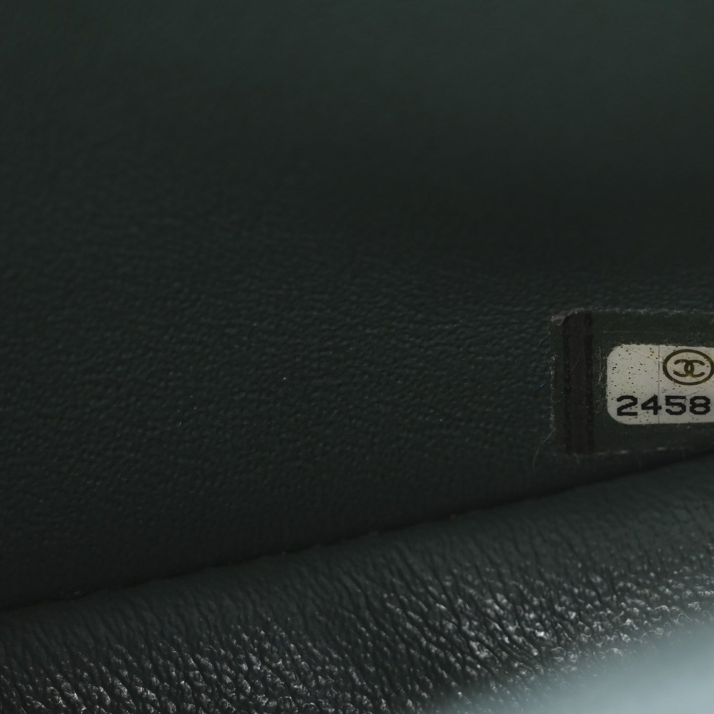 Caviar Quilted Mini Rectangular Flap Dark Green