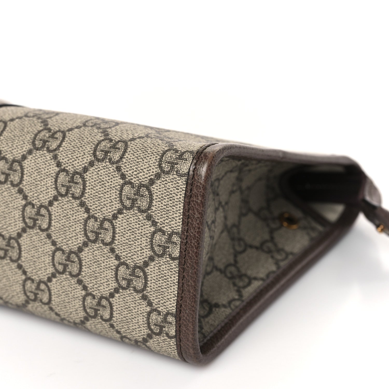 Gucci GG Supreme Monogram Web Ophidia GG Toiletry Case Beige New Acero 9 of 9