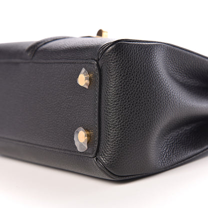 Celine Grained Calfskin Small 16 Top Handle Bag Black 8 of 9