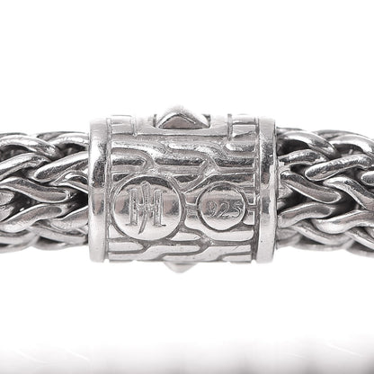 John Hardy Sterling Silver Diamond 6.5mm Classic Chain Bracelet 4 of 5