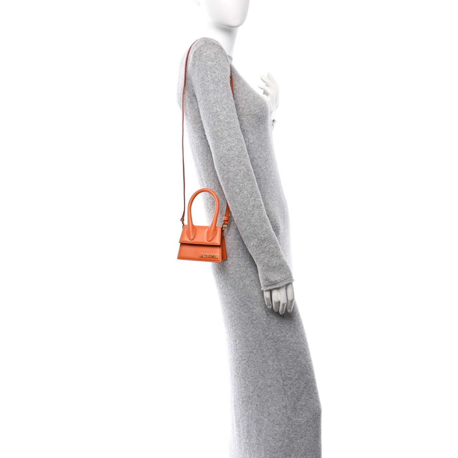 Jacquemus Smooth Calfskin Le Chiquito Orange 2 of 11
